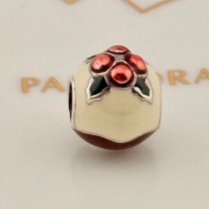 Pandora Christmas Pudding Festive Season Charm 791412ENMX New Genuine Authentic